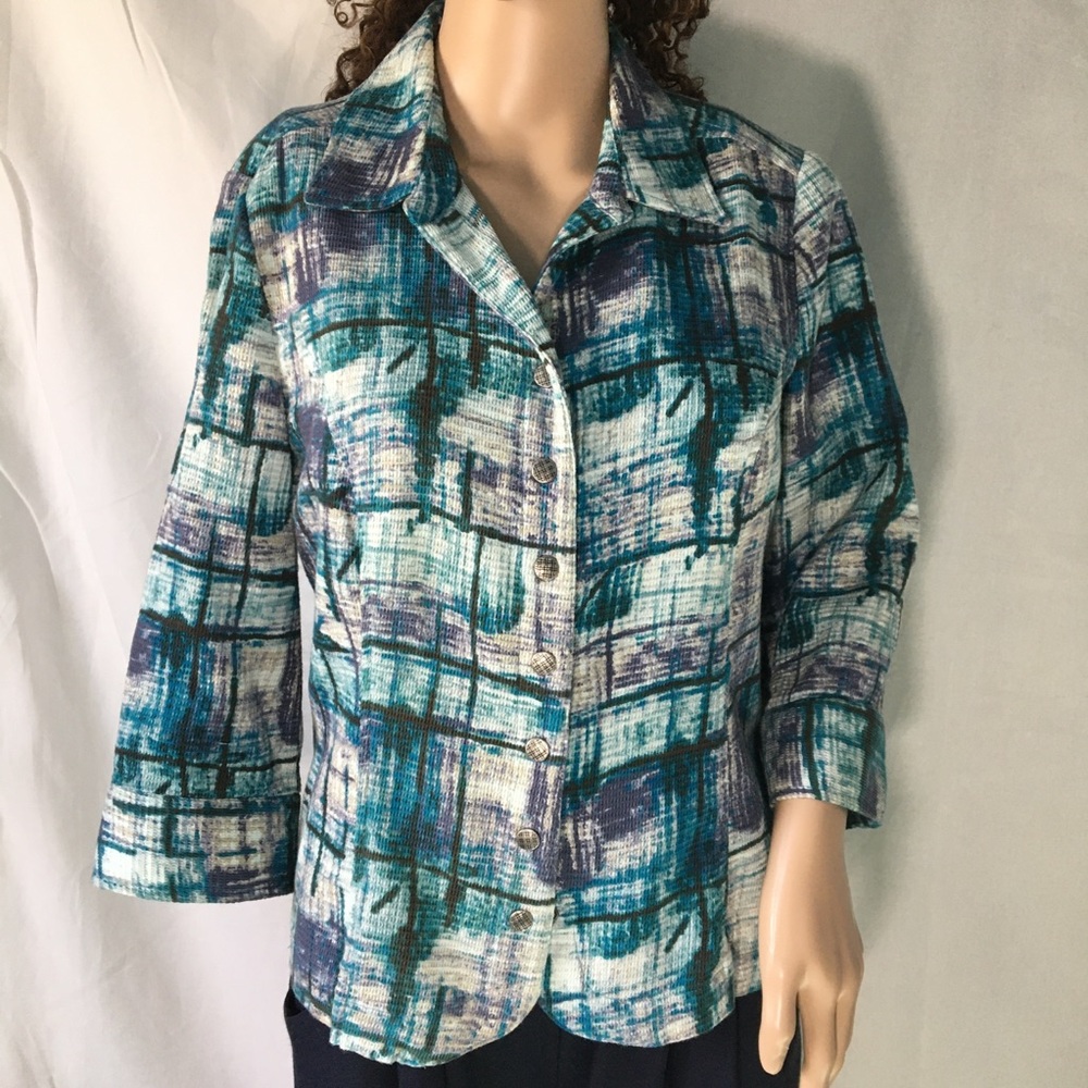 Christopher & Banks Jacket Shirt Size M